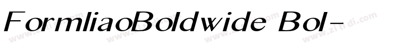 FormliaoBoldwide Bol字体转换